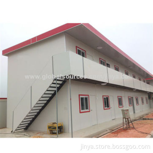 Prefabricated Modular Building for Labor Dormitory, Light Steel Structure and Wall Panel